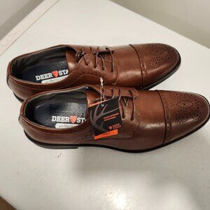 Deer Stags Men's Gramercy Memory Foam Water Repellant Oxford